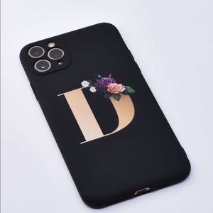 Floral Letter Graphic IPhone Case